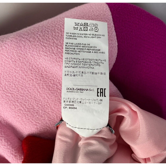 NWT DOLCE & GABBANA Dress Pink Colorblock Sheath Bodycon IT 36 US 0 - Picture 11 of 15